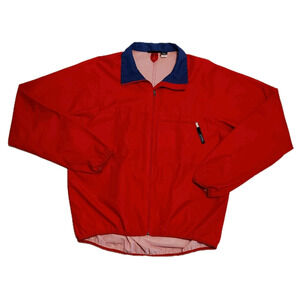 Patagonia Wind Shield Ripstop Shell Windbreaker Jacket Mens XL Red Blue Full Zip